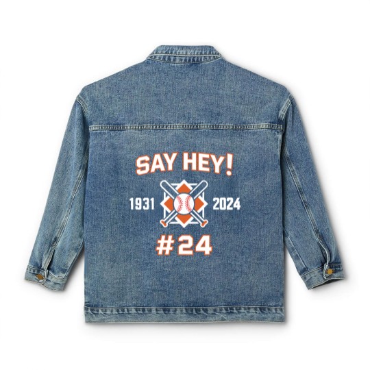 Discover Willie-Mays - Willie Mays - Classic Women's Denim Jackets