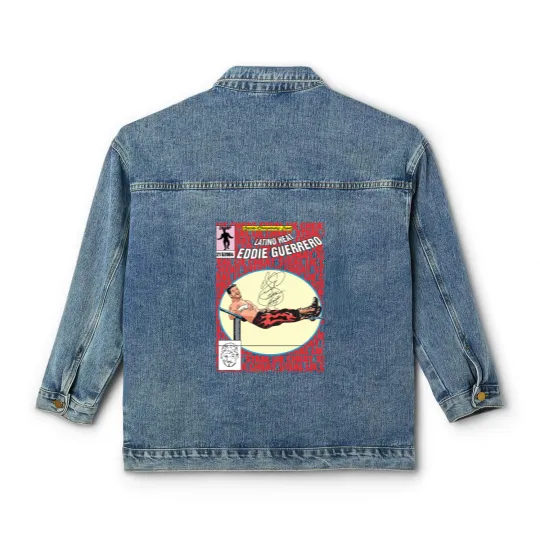 Discover Rare Eddie Guerrero Classic Women's Denim Jackets Cotton Unisex S-5XL Classic Women's Denim Jackets