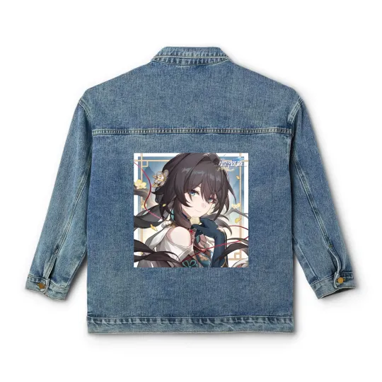 Discover Honkai Star Hail - Ruan Mei  Valentines Day Artwork 2024 Classic Women's Denim Jackets