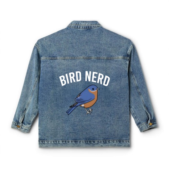 Discover Birds Nerd Funny Birds Birding Birdwatching Birds Classic Women's Denim Jackets