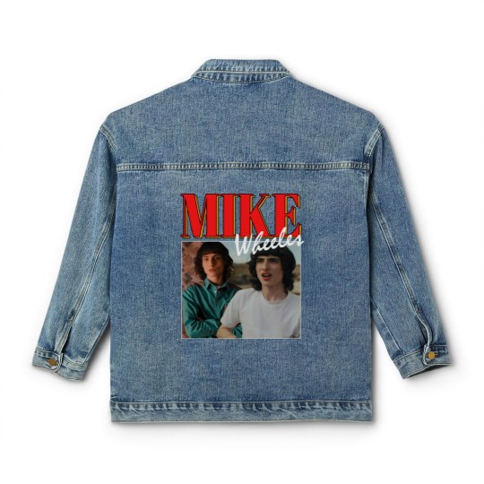 Discover Mike Wheeler Stranger Things Vintage Bootleg Classic Women's Denim Jackets