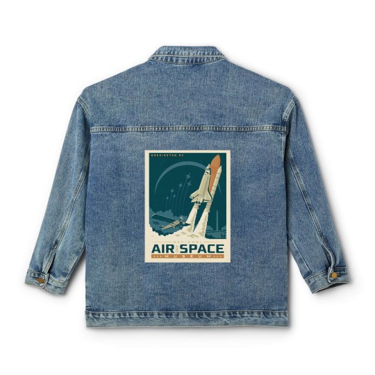 Discover National Air And Space Museum , Washington DC, Houseming Gifts Basket First , Office De Classic Women's Denim Jackets