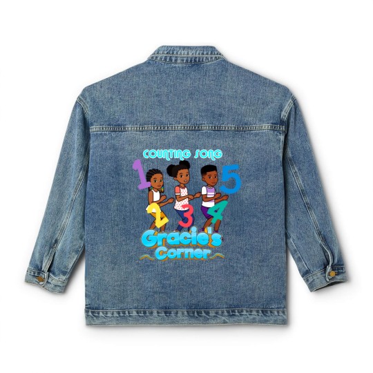 Discover Gracies Corner Phonics Kids Merch Classic Women's Denim Jackets