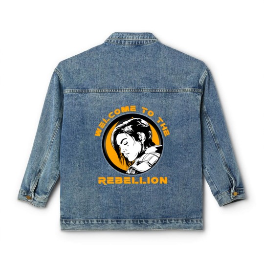 Discover Gina Carano - Welcome to the Rebellion Classic Women's Denim Jackets