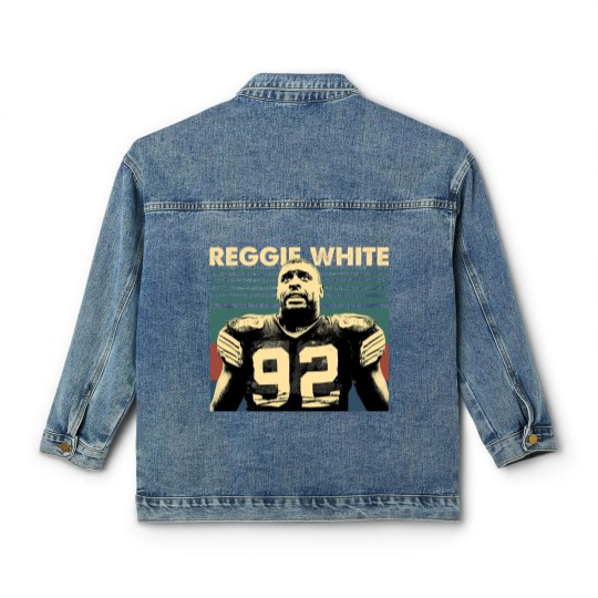 Discover Reggie White Vintage Classic Women's Denim Jackets
