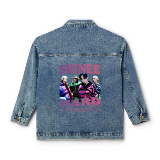 Discover Shinee Kpop Classic Women's Denim Jackets, Hard Album Classic Women's Denim Jackets v5, Shawol Classic Women's Denim Jackets, Onew Key Minho Taemin Classic Women's Denim Jackets