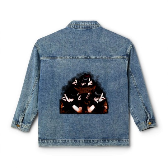Discover Babymetal Classic Women's Denim Jackets, Babymetal Classic Women's Denim Jackets, Babymetal J-Pop Classic Women's Denim Jackets, Japanese J-pop Classic Women's Denim Jackets