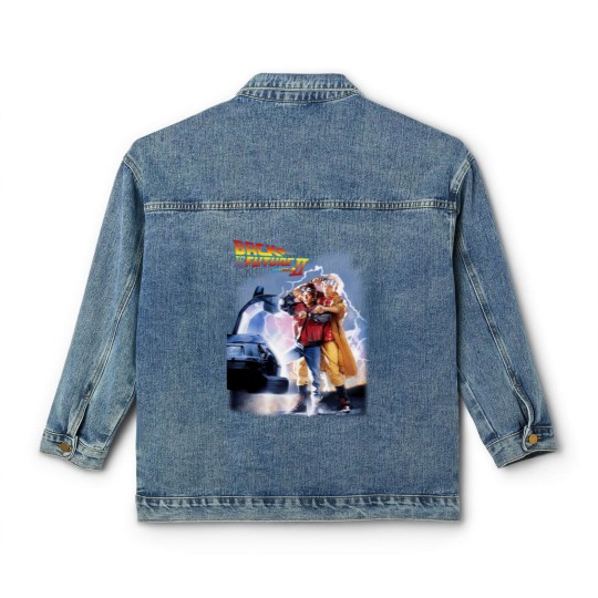 Discover Back to the Future Part II Classic Women's Denim Jackets, Men's Women's Sizes