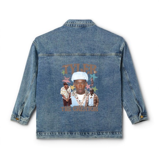 Discover Tyler The Creator Graphic Classic Women's Denim Jackets, Vintage 90s Style Graphic Classic Women's Denim Jackets