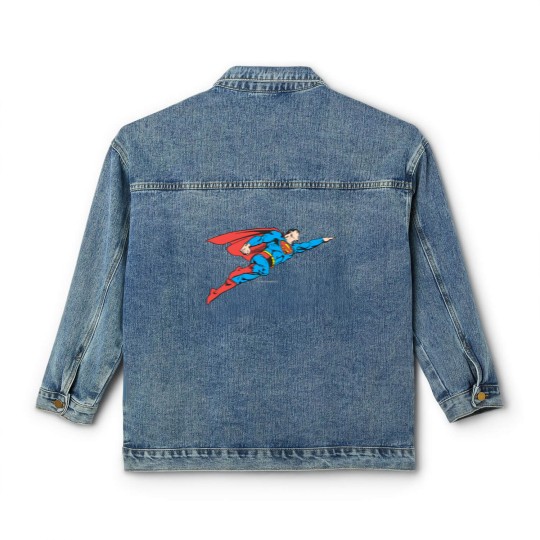 Discover Superman Flying Right Classic Women's Denim Jackets
