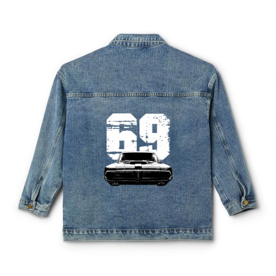Discover 1969 Mercury Cougar Front View with Year Classic Women's Denim Jackets