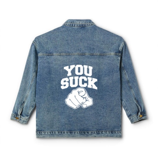 Discover you suck Classic Women's Denim Jackets