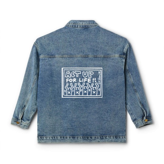 Discover Keith Haring Pop Art 1980s Men Women Unisex Jersey Classic Women's Denim Jackets
