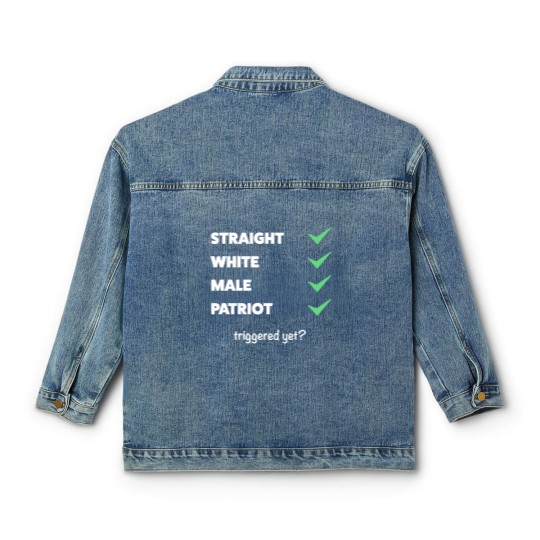 Discover Anti Woke - Funny Conservative Classic Women's Denim Jackets