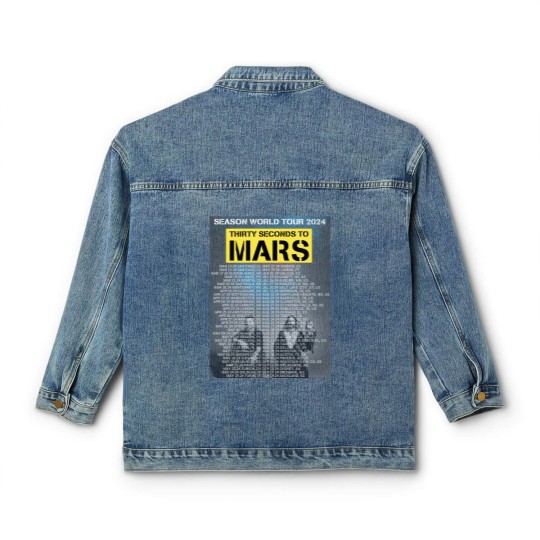 Discover THIRTY SECONDS TO MARS - SEASONS WORLD TOUR 2024 Classic Women's Denim Jackets