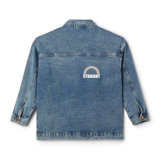 Discover Straight Pride Rainbow Classic Women's Denim Jackets