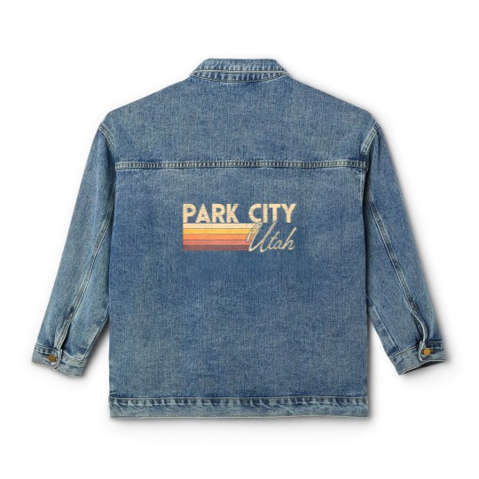 Discover Park City Utah - Park City Utah - Classic Women's Denim Jackets
