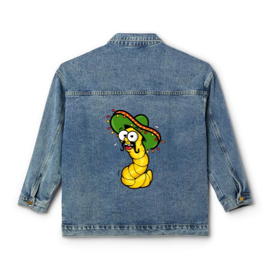 Discover Tequila Worm Classic Women's Denim Jackets
