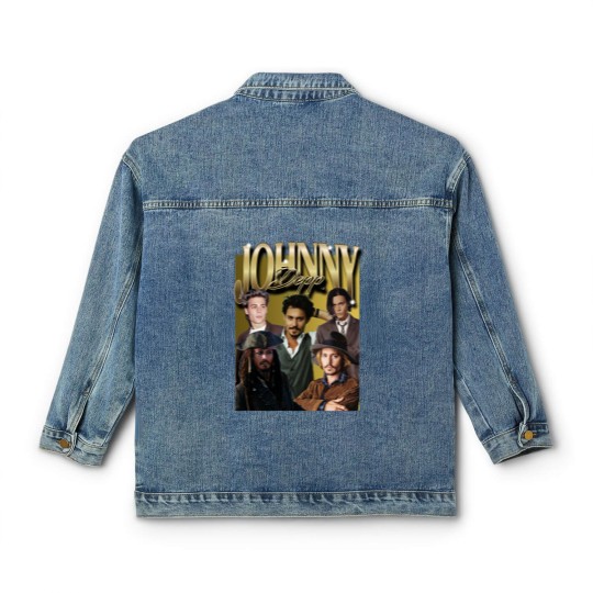 Discover Retro Johnny Depp Classic Women's Denim Jackets -Johnny Depp