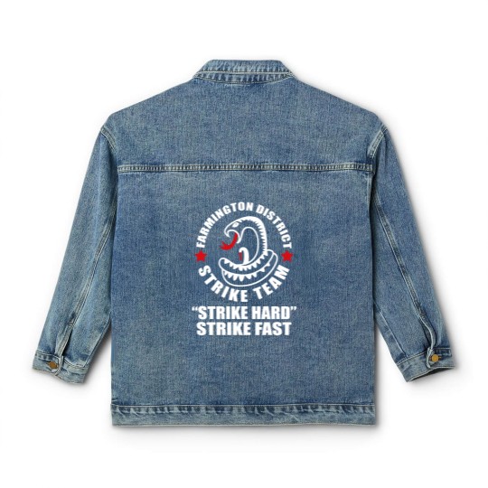 Discover Strike - farmington district strike team Classic Women's Denim Jackets