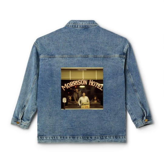 Discover Hot The Doors Morrison Hotel Album Classic Women's Denim Jackets