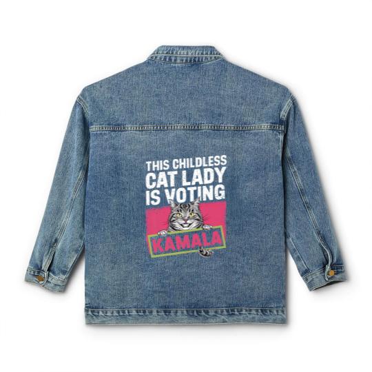 Discover Childless-Cat-Lady - Childless Cat Lady - Classic Women's Denim Jackets