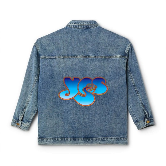 Discover Yes Classic Logo Classic Women's Denim Jackets