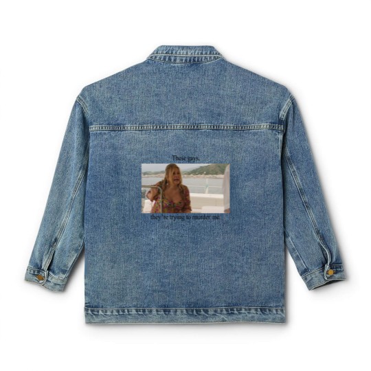 Discover White Lotus Jennifer Coolidge These Gays Tanya Coolissance TV Show Classic Women's Denim Jackets