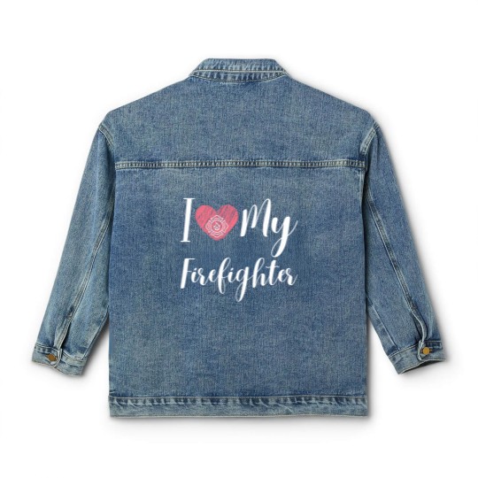 Discover fighter man man wife departmant gift for man dept fighter gifts man truck 1 Classic Women's Denim Jackets