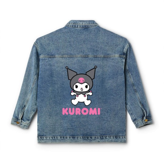 Discover Kuromi Character Classic Women's Denim Jackets