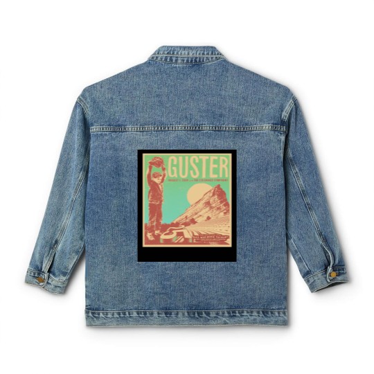 Discover Guster 25th Anniversary Show Red Rocks Amphitheatre Classic Women's Denim Jackets