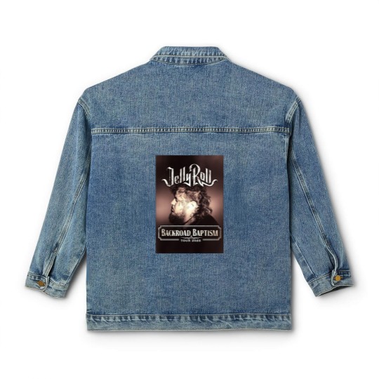 Discover Backroad Baptism Tour, Jelly Roll Tour, Jelly Roll Classic Women's Denim Jackets