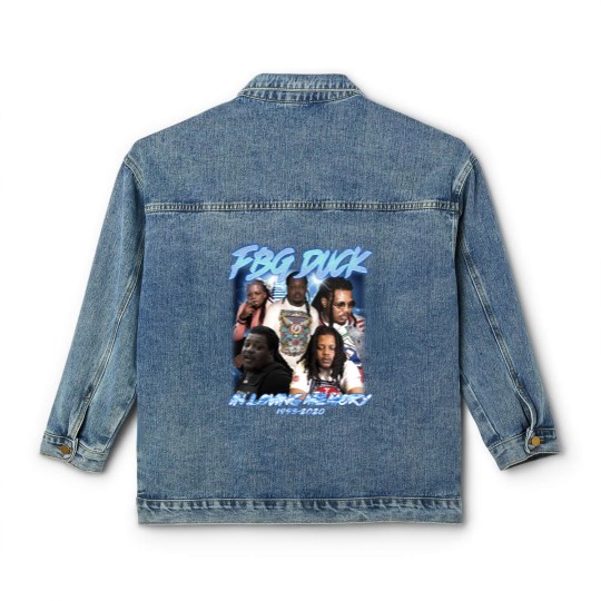 Discover FBG Duck Hiphop Classic Women's Denim Jackets, FBG Duck American Rapper Classic Women's Denim Jackets