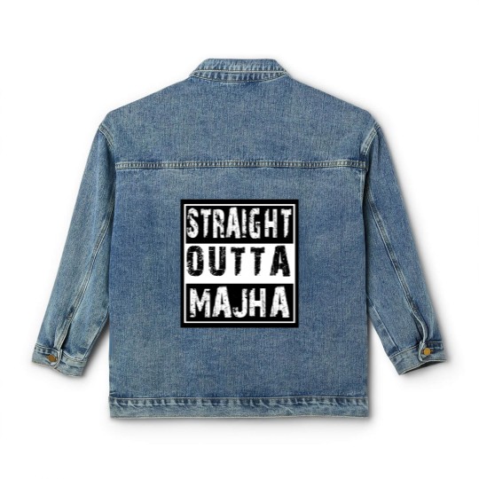 Discover Straight Outta Majha Classic Women's Denim Jackets