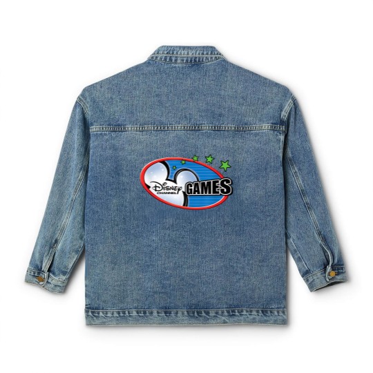 Discover Channel Game Classic Women's Denim Jackets, Mouse Ears Gaming Classic Women's Denim Jackets