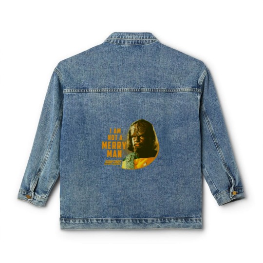 Discover The Next Generation Worf I Am Not A Merry Man Classic Women's Denim Jackets