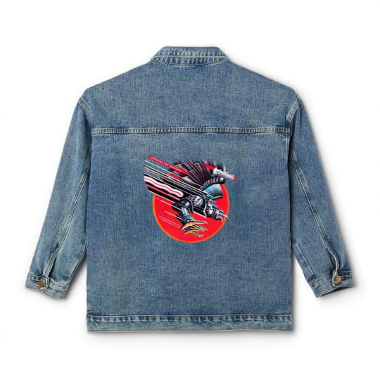Discover JUDAS PRIEST Classic Women's Denim Jackets Screaming For Vengeance Special Classic Women's Denim Jackets