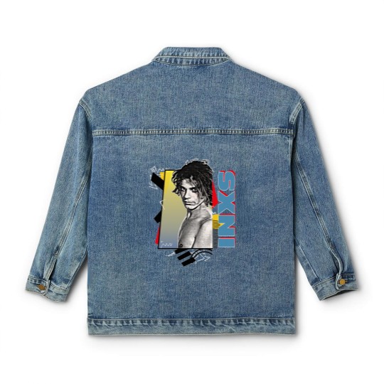 Discover Retro 80s Styled INXS Classic Women's Denim Jackets