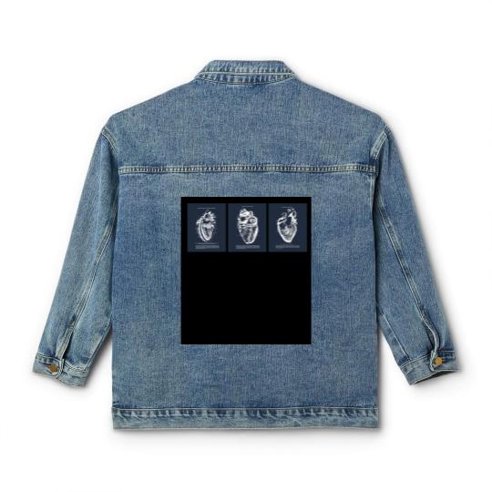 Discover Anatomy Of Human Heart Classic Women's Denim Jackets