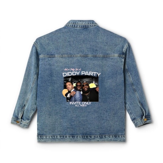 Discover Aint No Party Like A Diddy Party Ver 3, Rap Unisex Classic Women's Denim Jackets
