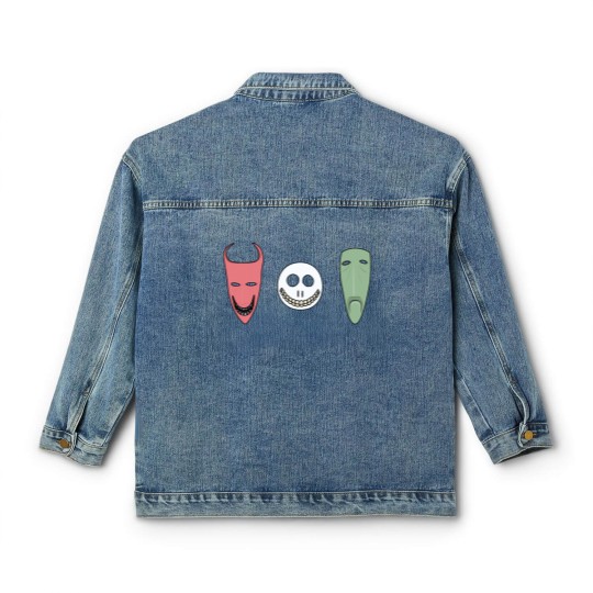 Discover Lock, Shock and Barrel Masks Classic Women's Denim Jackets