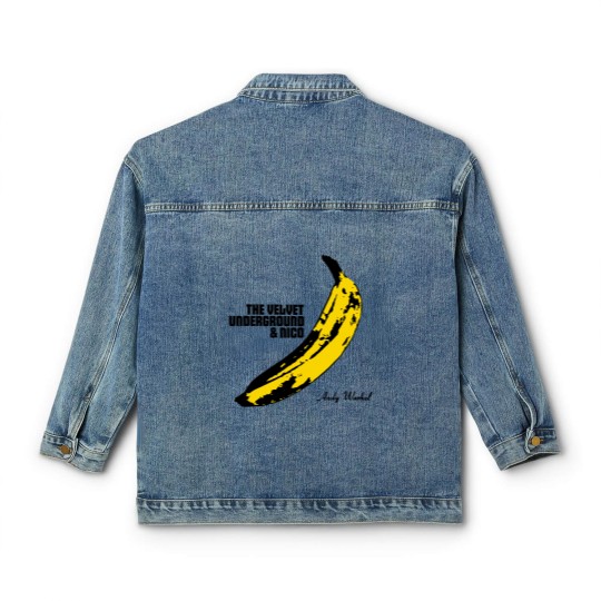 Discover The Velvet Underground _amp_ Nico, LARGE Print Classic Women's Denim Jackets