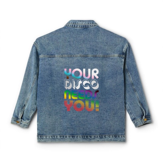 Discover Your Disco Needs You - Kylie Minogue - Light Years - Progress Pride Colours LGBTQIA+ | Active Classic Women's Denim Jackets