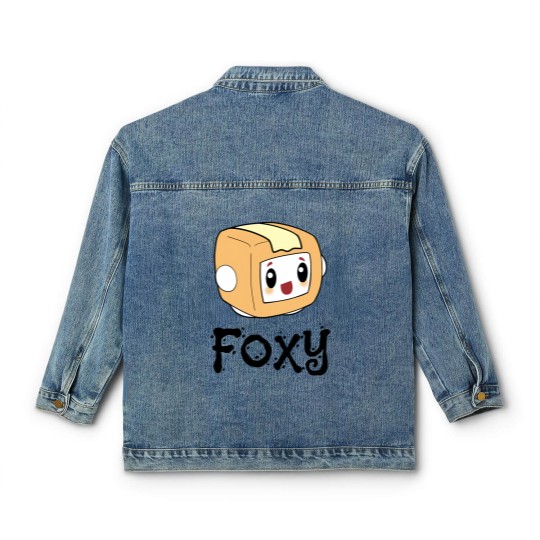 Discover Lankybox Boxy Classic Women's Denim Jackets