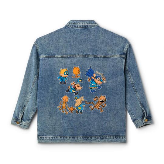 Discover Dog Man Classic Women's Denim Jackets