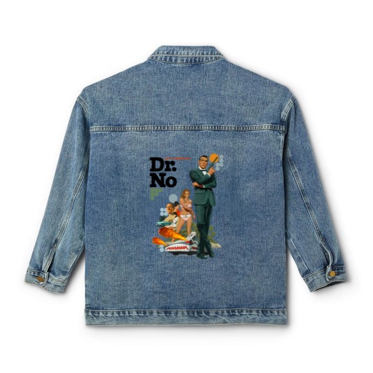 Discover James Bond Dr.No V2 Classic Women's Denim Jackets Vintage Movie Classic Women's Denim Jackets