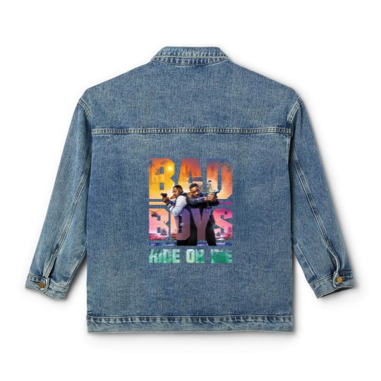 Discover Bad Boys Ride or Die (2024) Movie Classic Women's Denim Jackets, Bad Boys 4 Classic Women's Denim Jackets