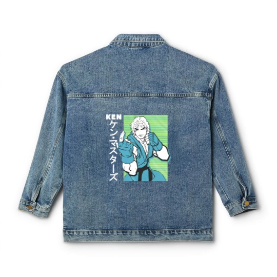 Discover Street Fighter Ken Classic Women's Denim Jackets