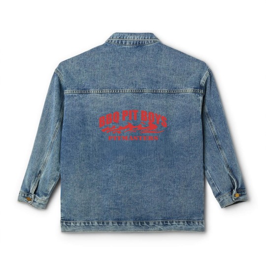 Discover Bbq Pit Boys Pitmasters  Logohellip Classic Women's Denim Jackets