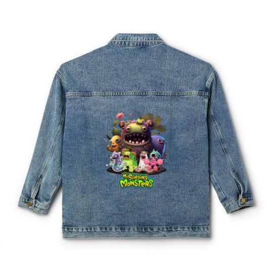Discover my singing monsters, rare wubbox, my singing monsters monsters, my singing monsters wubbox Classic Women's Denim Jackets